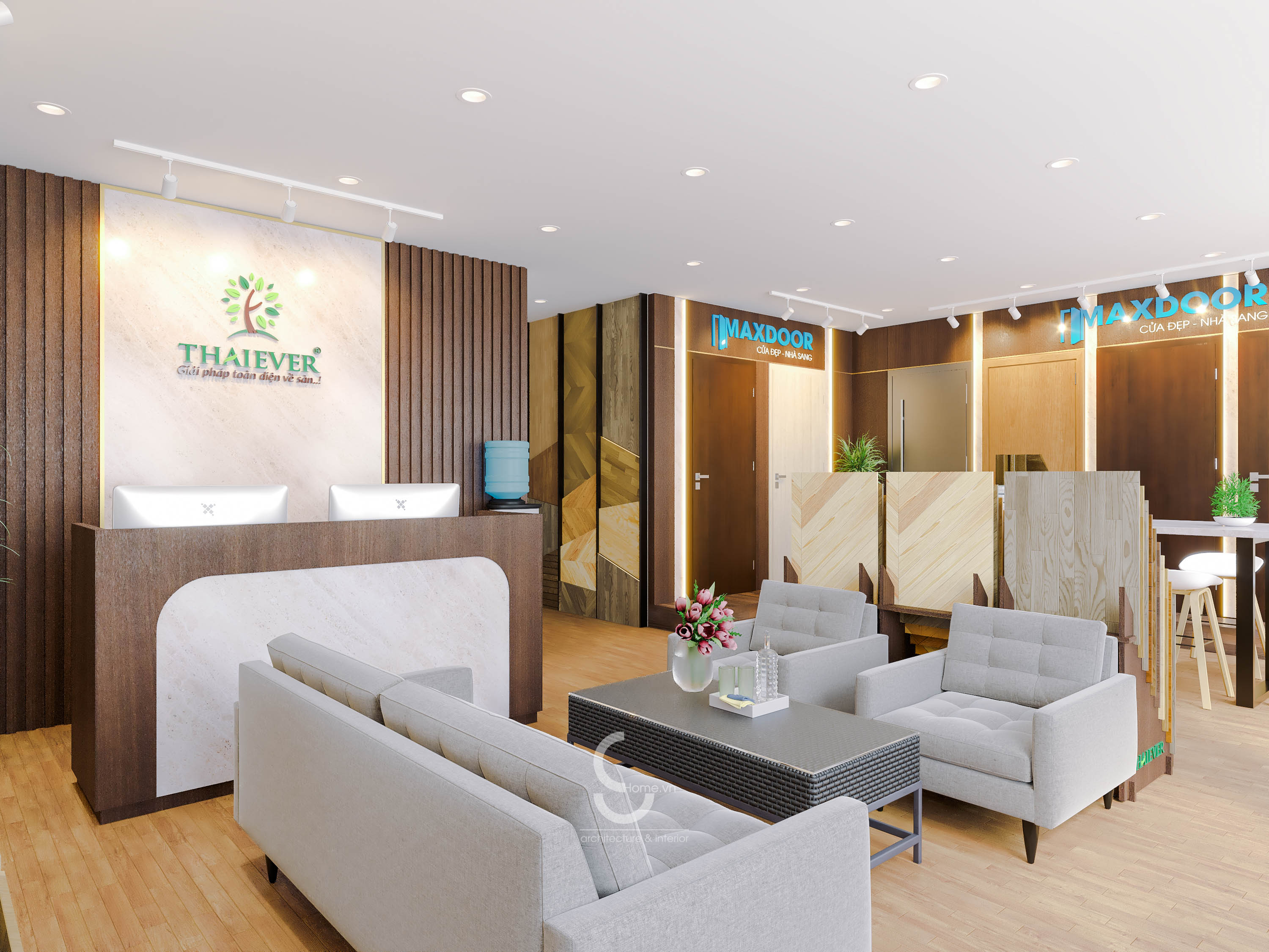 Phối cảnh Showroom 50m2